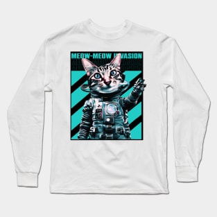 Peace Cat Long Sleeve T-Shirt